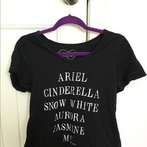 Black graphic Disney tee